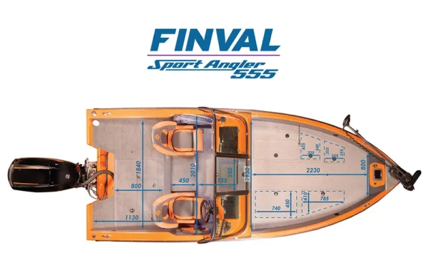 Finval 555 SportAngler DC-Boat Service Estonia