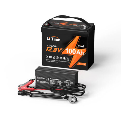 LiTime 12V 100Ah LiFePO4 MINI liitiumpatarei