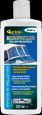 Star brite Clear Plastic Polish - Step 2 237ml