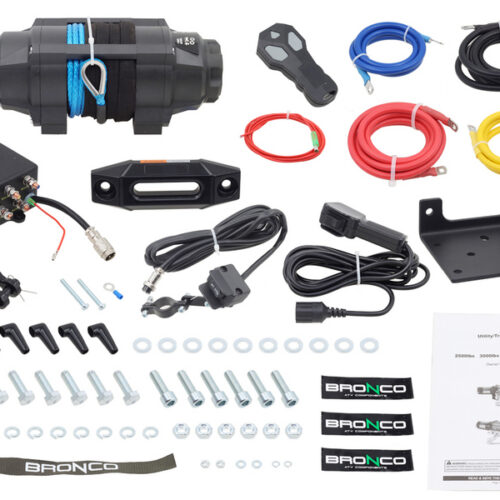 Bronco HDCS WINCH 3500 synthetic line, remote control