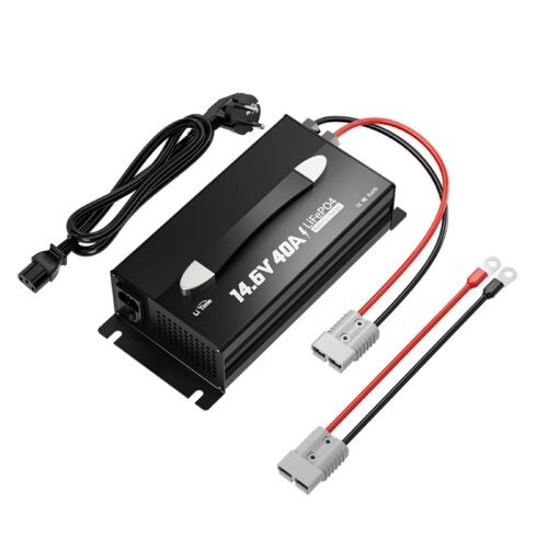 LiTime 14.6V 40A LiFePO4 akulaadija
