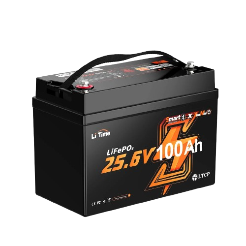LiTime 24V 100Ah Xtra Mini Bluetooth LiFePO4