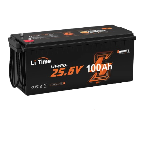LiTime 24V 100Ah Bluetooth LiFePO4